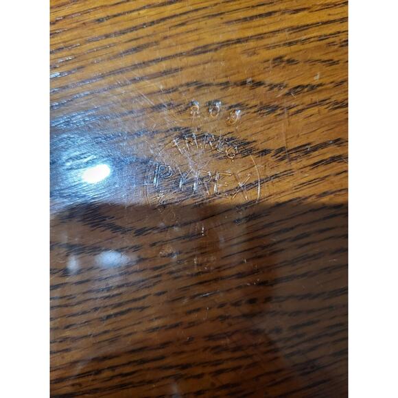 Vintage 209 Pyrex 9.5" Pie Dish Plate Pan Clear Glass Made USA - Picture 11 of 12